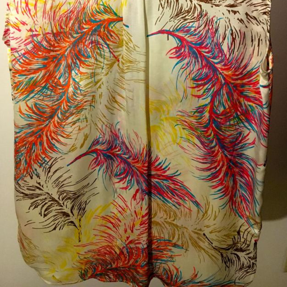 Amazing Vintage cabi Spring 2013 Feather Tunic ♥ - Picture 6 of 8